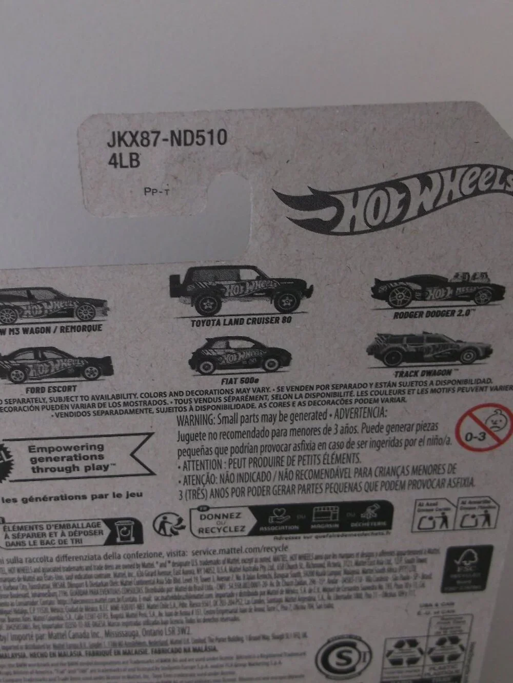 NWT Hot Wheels Collector Set – First 5 of 6 Series